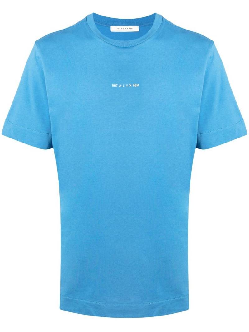1017 ALYX 9SM logo-print cotton T-shirt - Blue von 1017 ALYX 9SM
