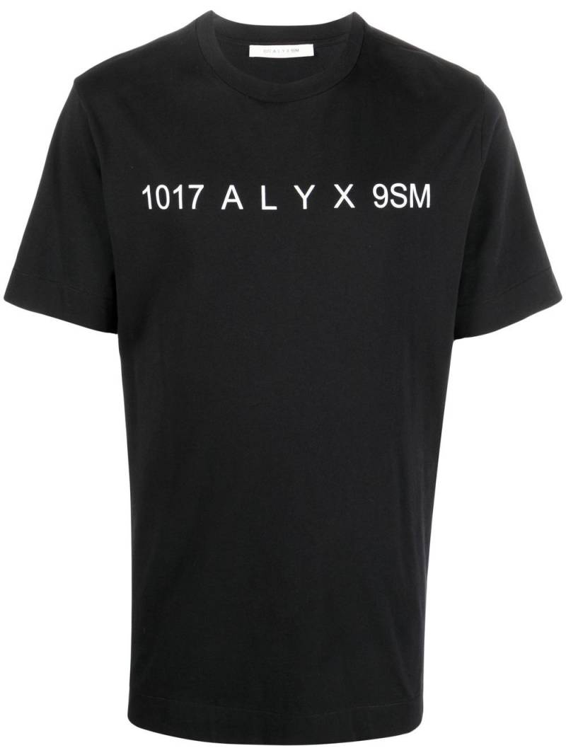 1017 ALYX 9SM logo-print crew-neck T-shirt - Black von 1017 ALYX 9SM