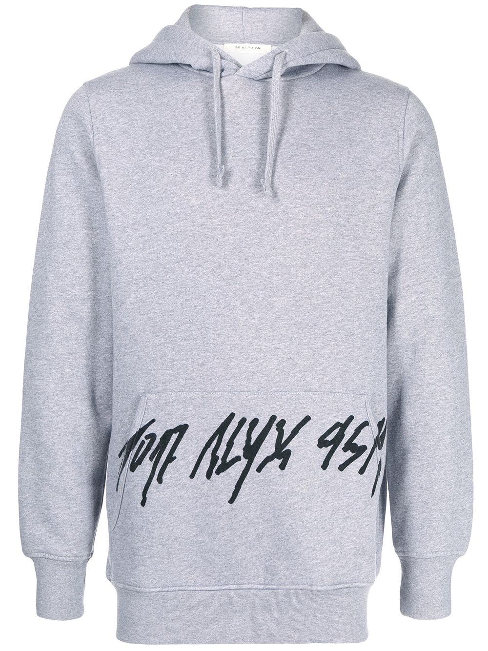 1017 ALYX 9SM logo-print drawstring hoodie - Grey von 1017 ALYX 9SM