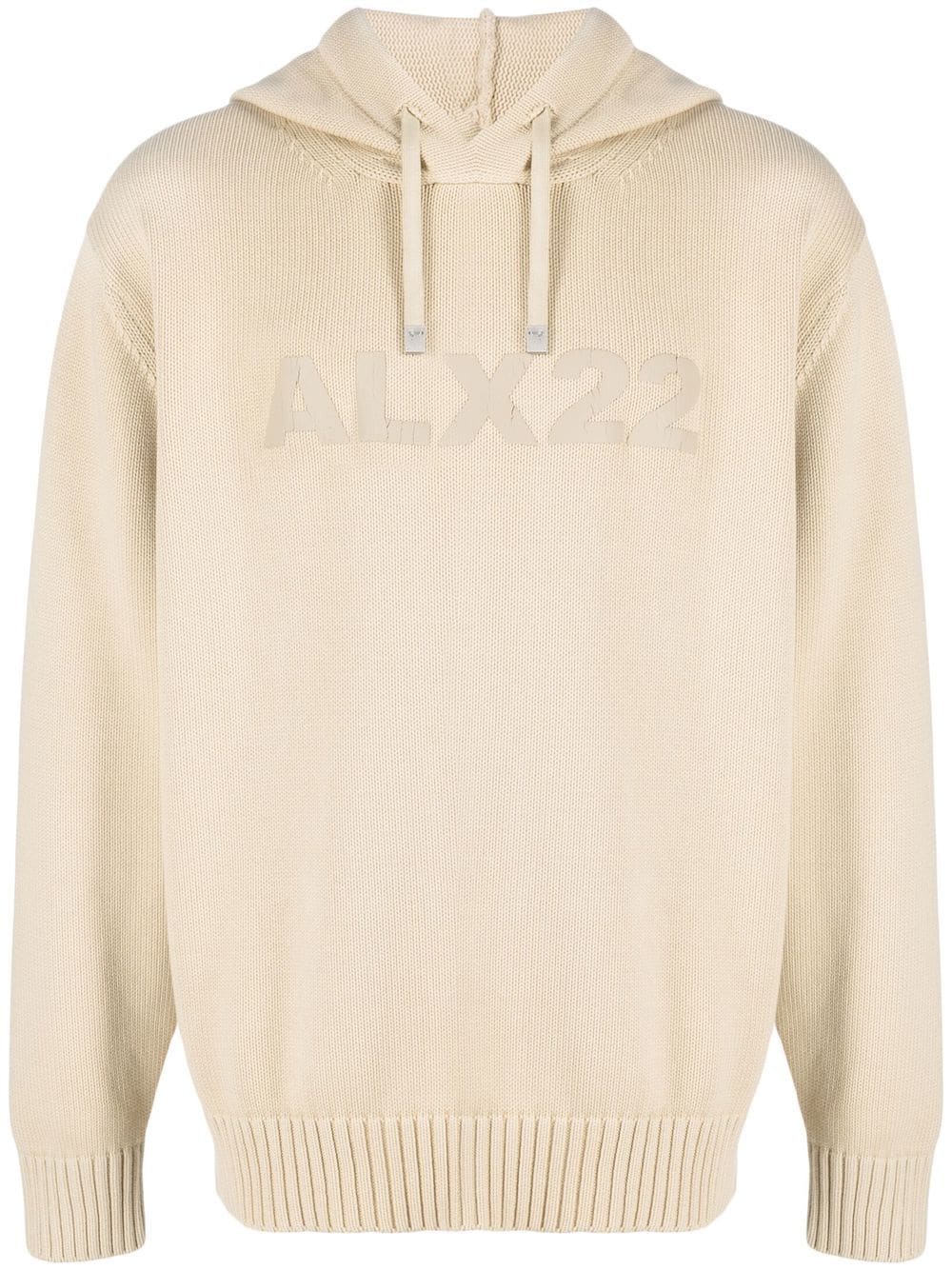 1017 ALYX 9SM logo-print hoodie - Neutrals von 1017 ALYX 9SM