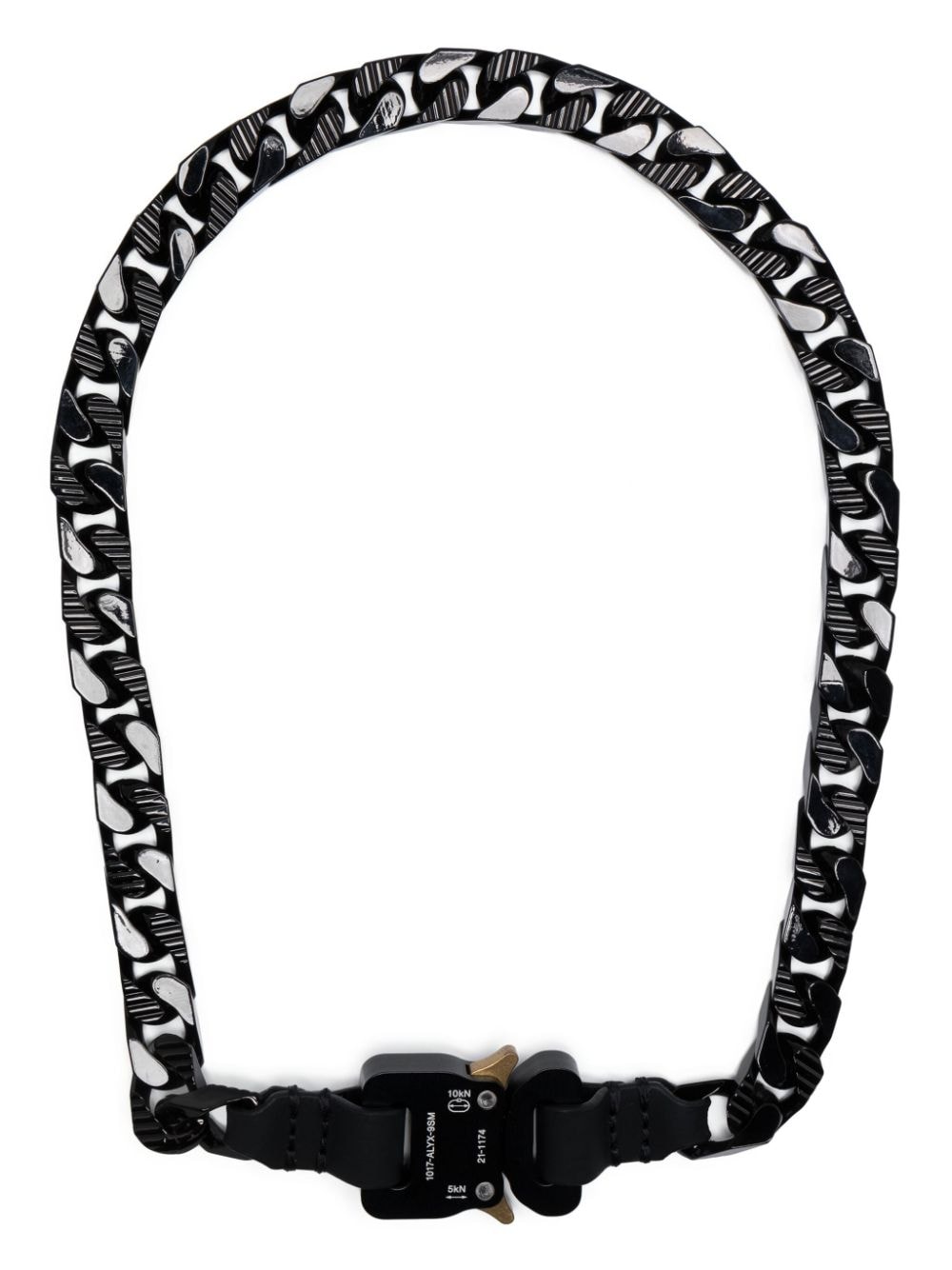 1017 ALYX 9SM metallic-buckle choker chain - Black von 1017 ALYX 9SM