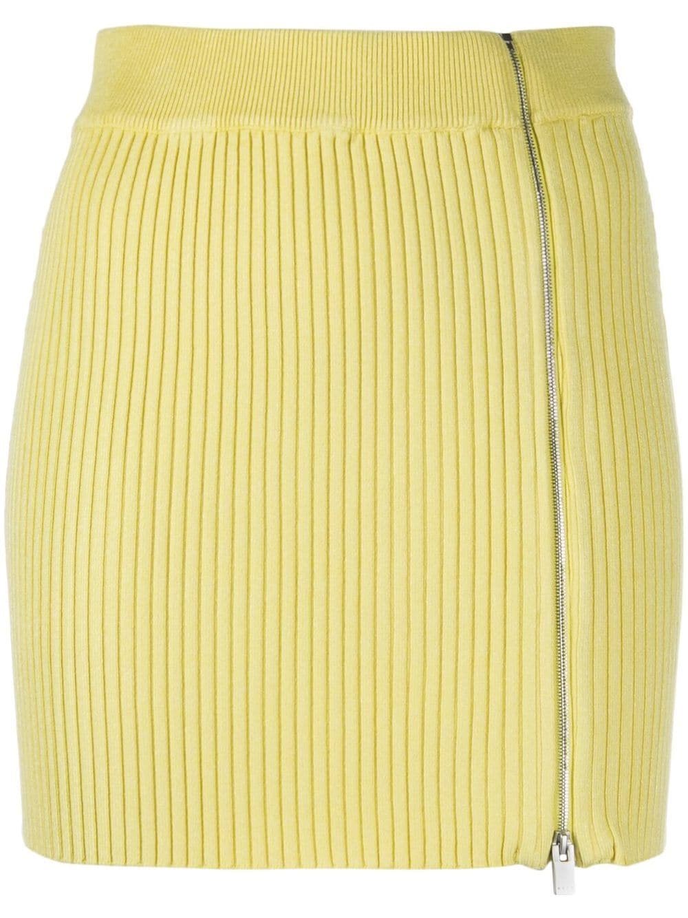 1017 ALYX 9SM ribbed-knit miniskirt - Yellow von 1017 ALYX 9SM