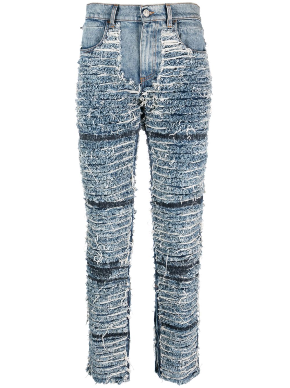 1017 ALYX 9SM ripped-detail skinny jeans - Blue von 1017 ALYX 9SM