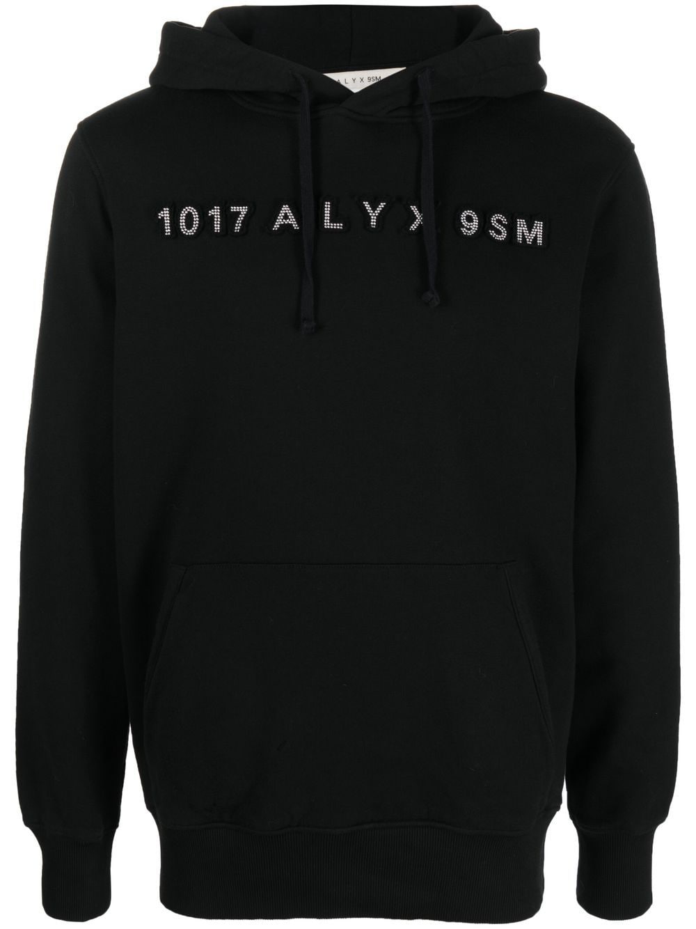 1017 ALYX 9SM studded-logo detail hoodie - Black von 1017 ALYX 9SM