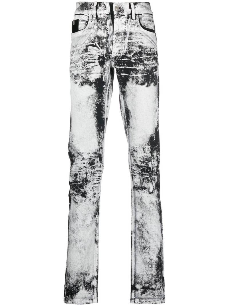 1017 ALYX 9SM treated monochrome skinny-jeans - Black von 1017 ALYX 9SM