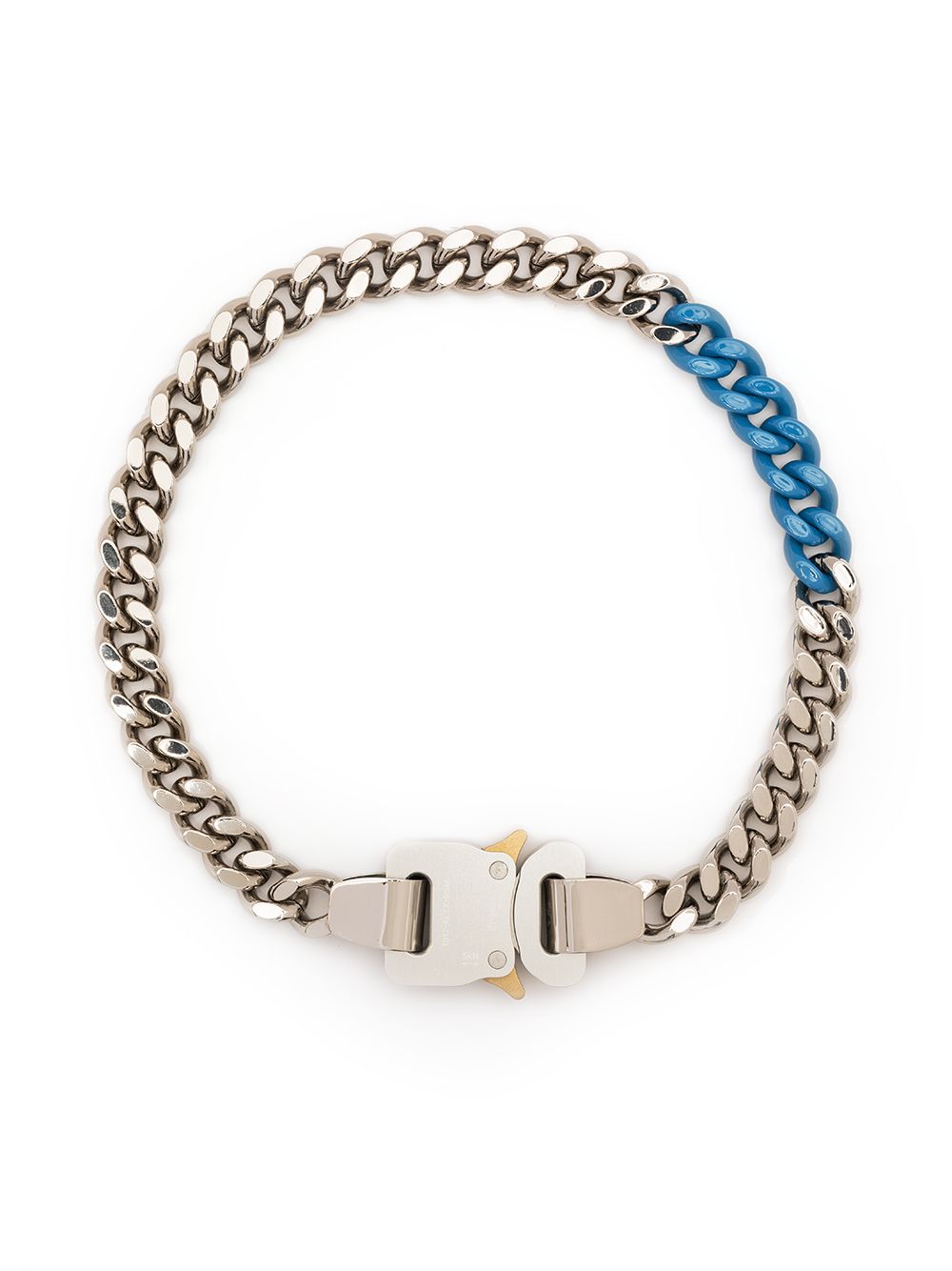1017 ALYX 9SM two-tone buckle curb chain necklace - Silver von 1017 ALYX 9SM