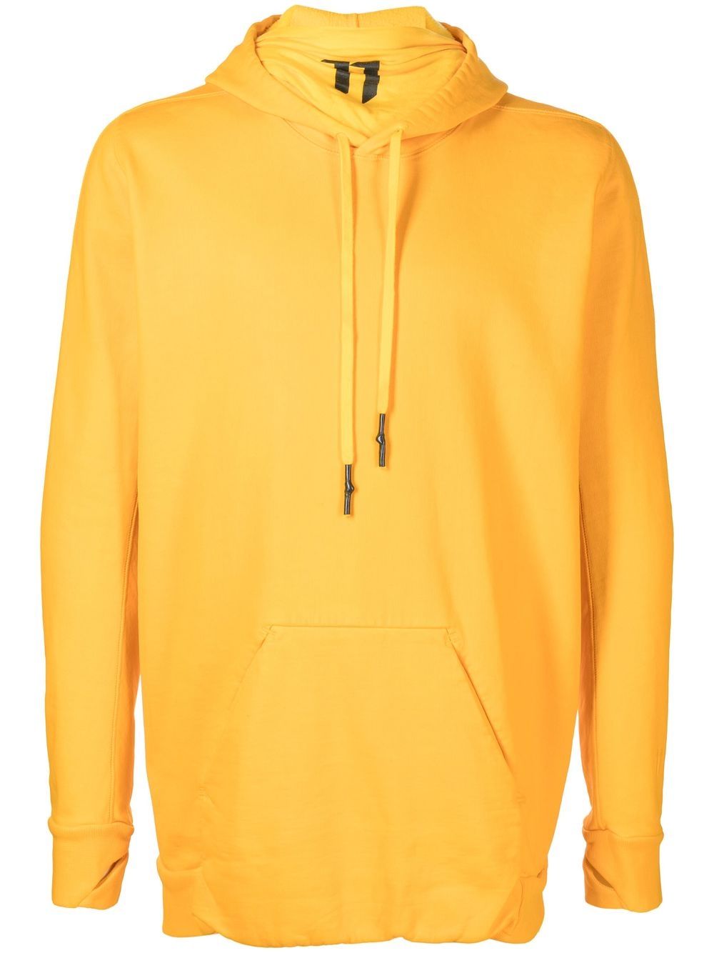 11 By Boris Bidjan Saberi logo print slim cotton hoodie - Yellow von 11 By Boris Bidjan Saberi