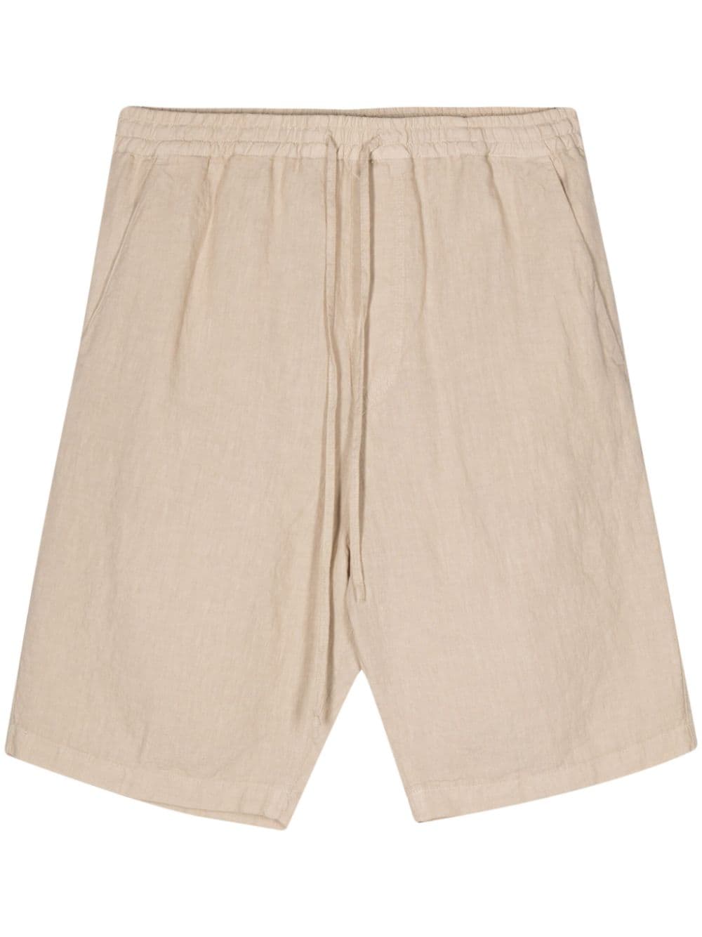 120% Lino linen bermuda shorts - Neutrals von 120% Lino