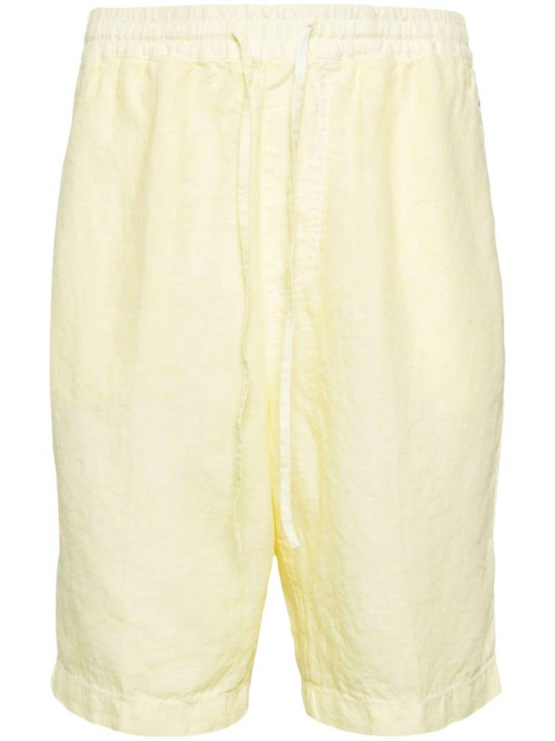120% Lino linen bermuda shorts - Yellow von 120% Lino
