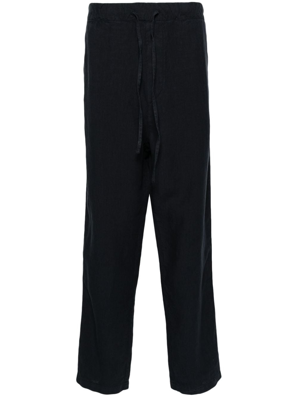 120% Lino straight-leg linen trousers - Blue von 120% Lino