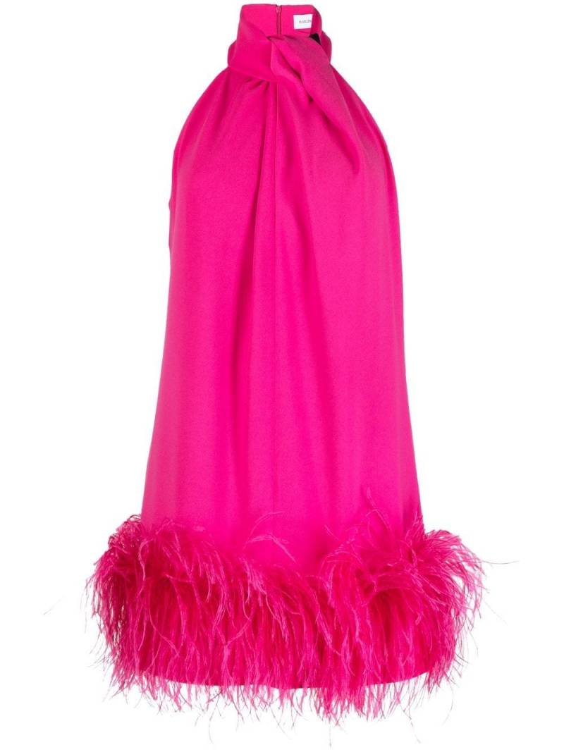 16Arlington Cynthia feather-trim minidress - Pink von 16Arlington