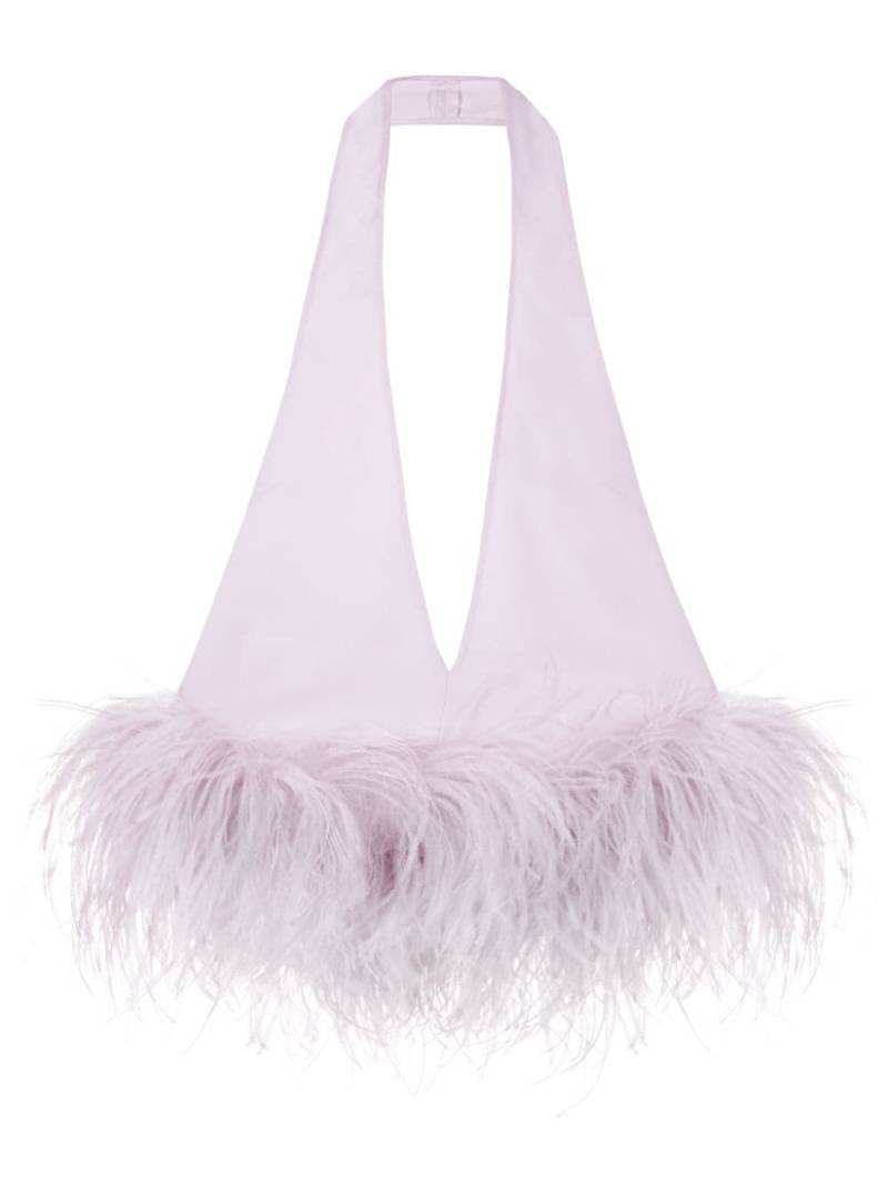 16Arlington Salina feather-detail blouse - Pink von 16Arlington