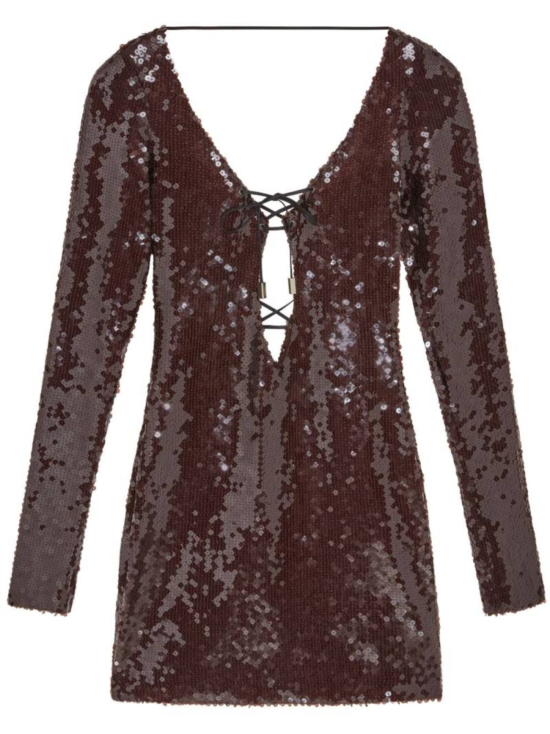 16Arlington Solarium sequin-embellished dress - Brown von 16Arlington