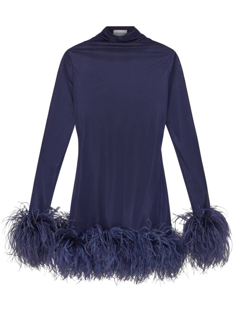 16Arlington Tevra feather-detailed mini dress - Blue von 16Arlington