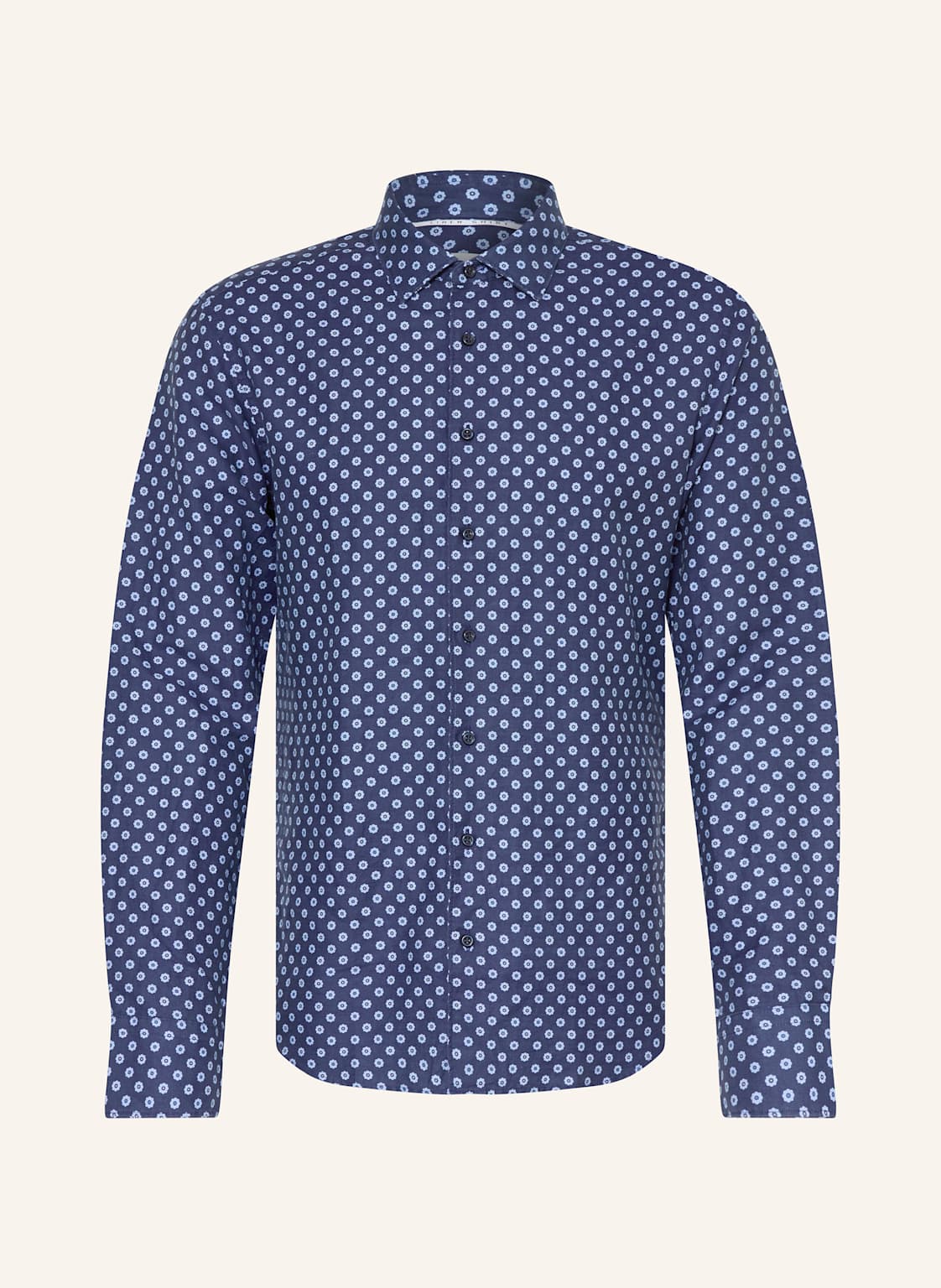 1863 By Eterna Hemd Slim Fit Mit Leinen blau 1863 By Eterna Hemd Slim Fit Mit Leinen blau von 1863 by ETERNA