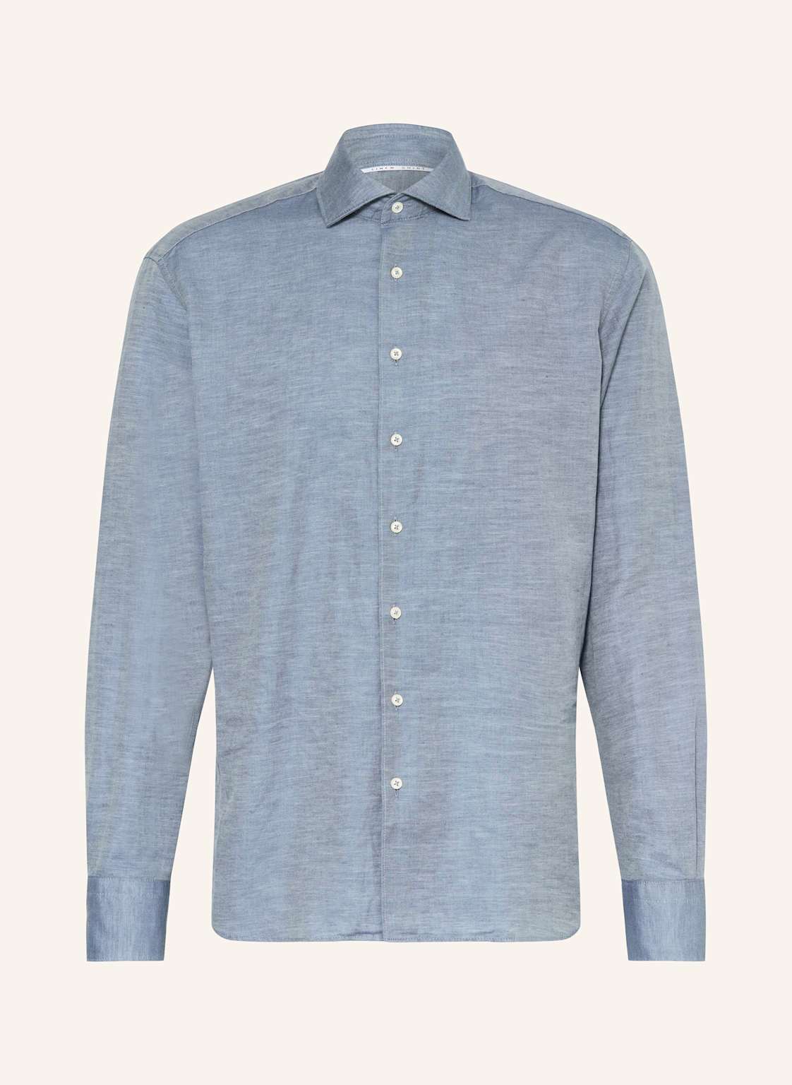 1863 By Eterna Hemd Slim Fit Mit Leinen blau 1863 By Eterna Hemd Slim Fit Mit Leinen blau von 1863 by ETERNA