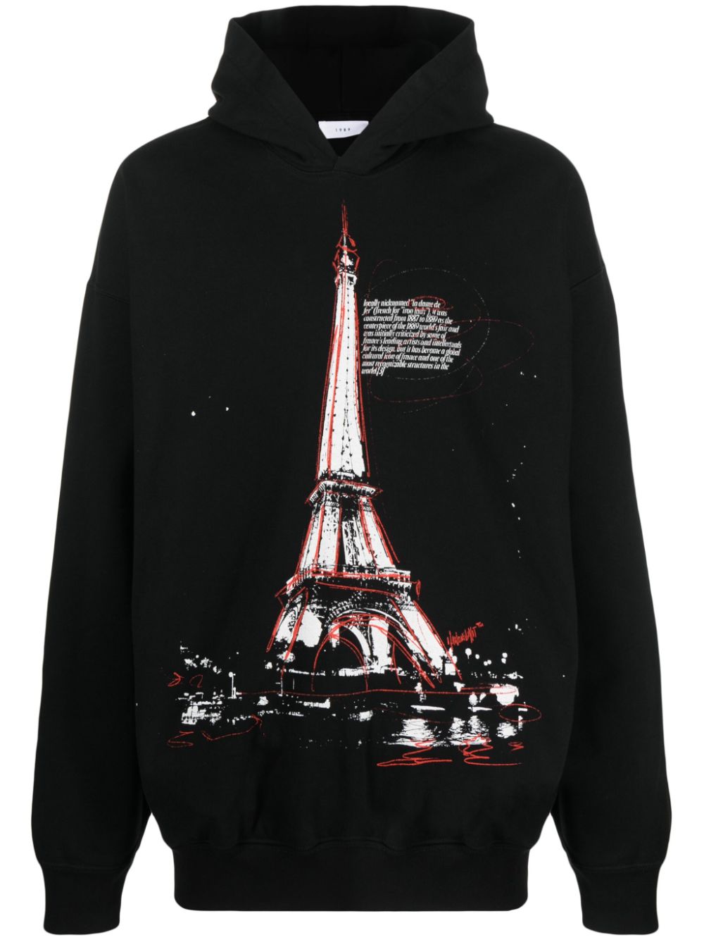 1989 STUDIO Eiffel hoodie - Black von 1989 STUDIO