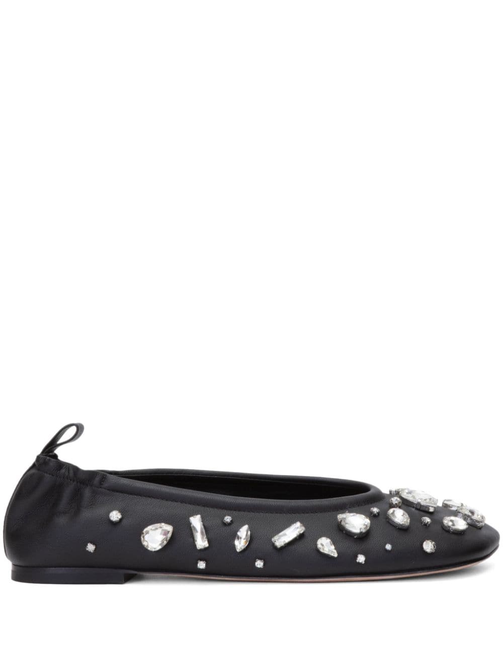 3.1 Phillip Lim ID crystal-embellished ballerina shoes - Black von 3.1 Phillip Lim