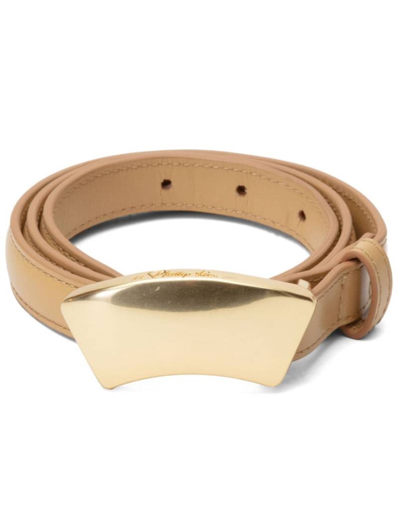 3.1 Phillip Lim ID leather belt - Neutrals von 3.1 Phillip Lim