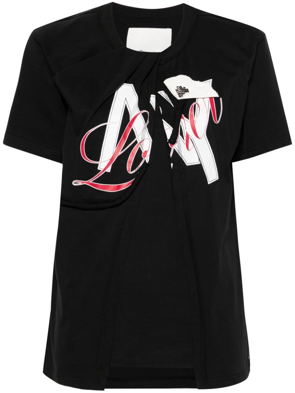 3.1 Phillip Lim NY Lover Sliced T-shirt - Black von 3.1 Phillip Lim