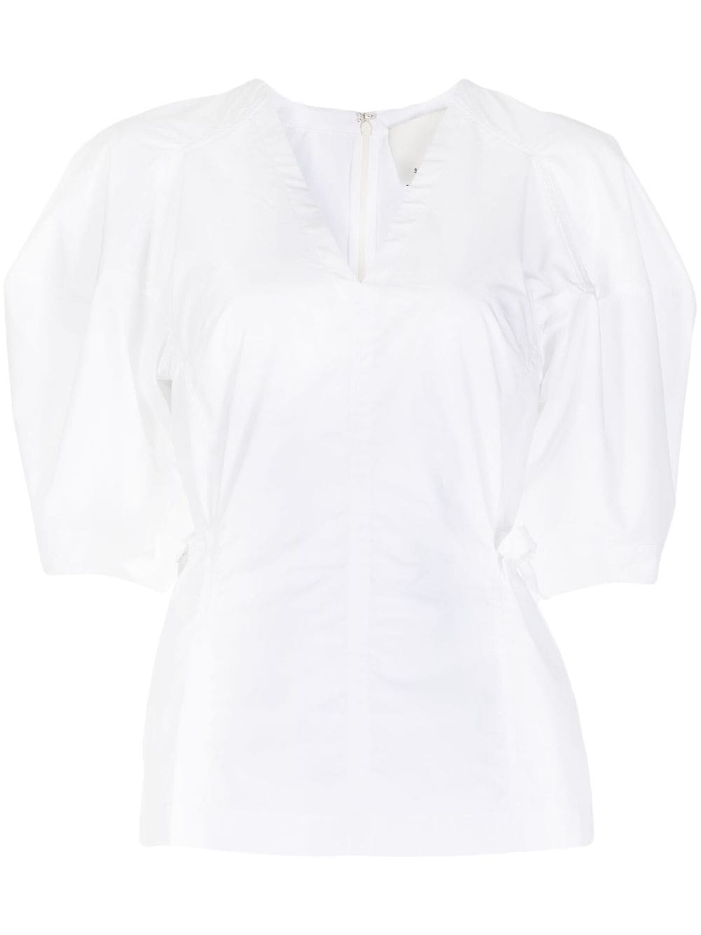 3.1 Phillip Lim V-neck short-sleeve top - White von 3.1 Phillip Lim