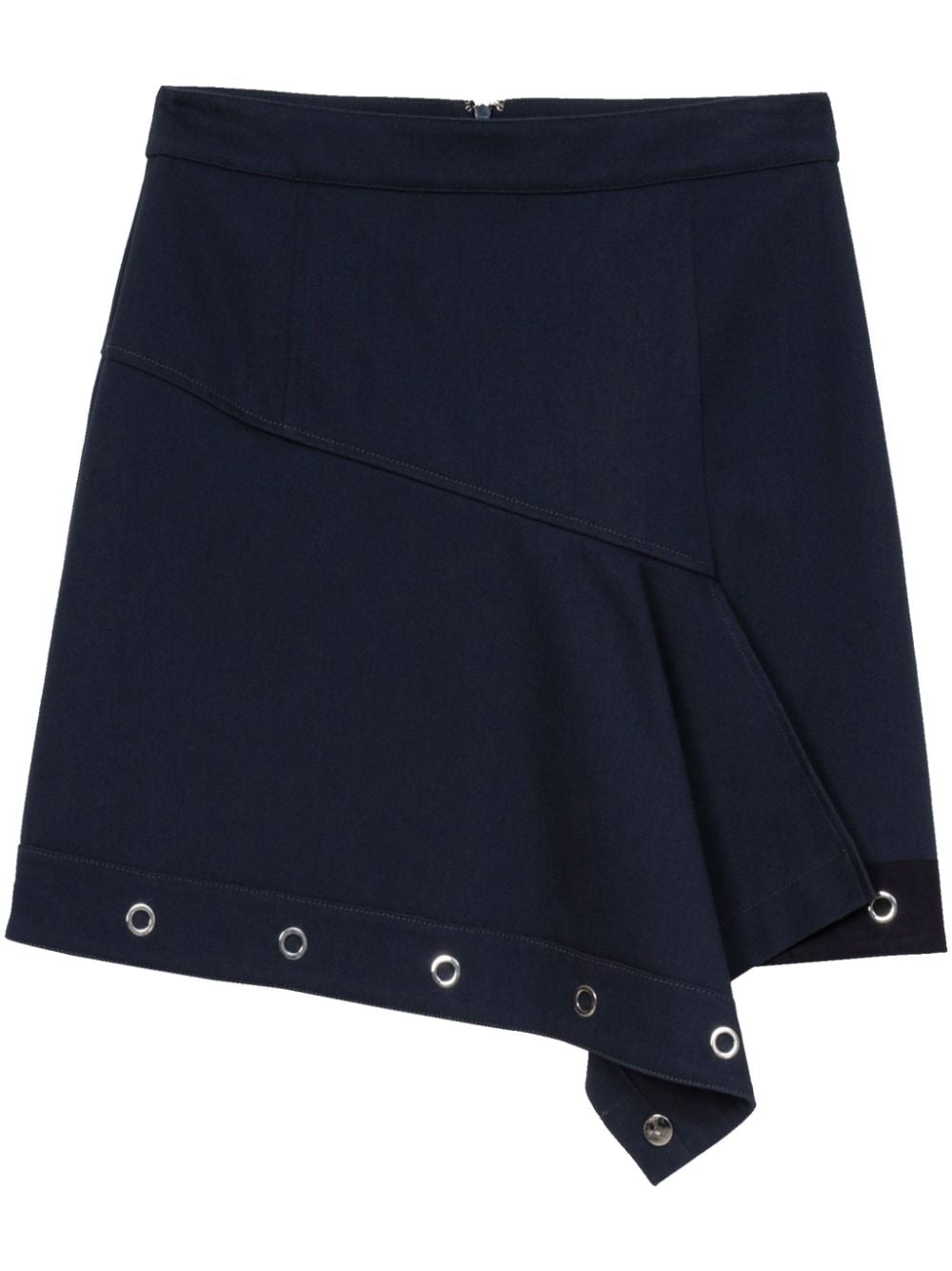 3.1 Phillip Lim deconstructed cotton asymmetric skirt - Blue von 3.1 Phillip Lim