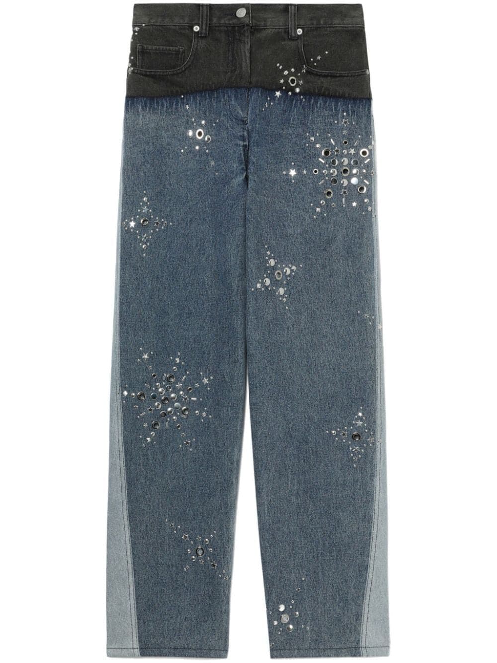 3.1 Phillip Lim eyelet-detail straight-leg jeans - Blue von 3.1 Phillip Lim