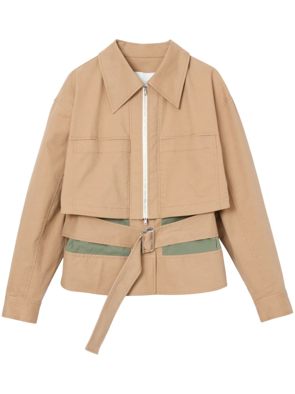 3.1 Phillip Lim layered belted jacket - Neutrals von 3.1 Phillip Lim