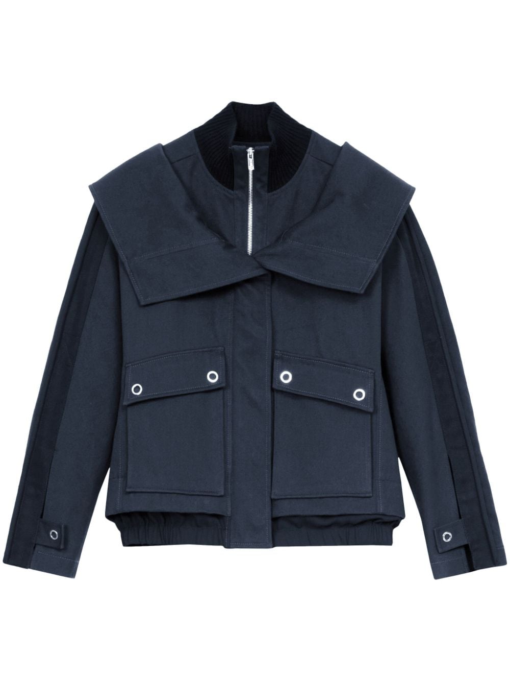 3.1 Phillip Lim layered cotton utility jacket - Blue von 3.1 Phillip Lim