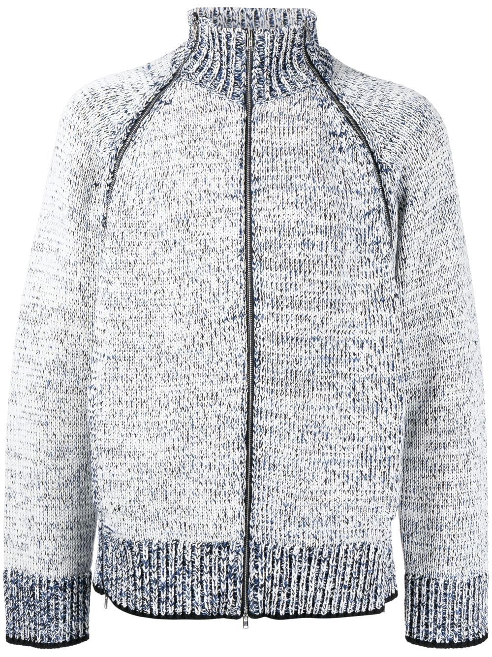 3.1 Phillip Lim marled zip-up cardigan - White von 3.1 Phillip Lim