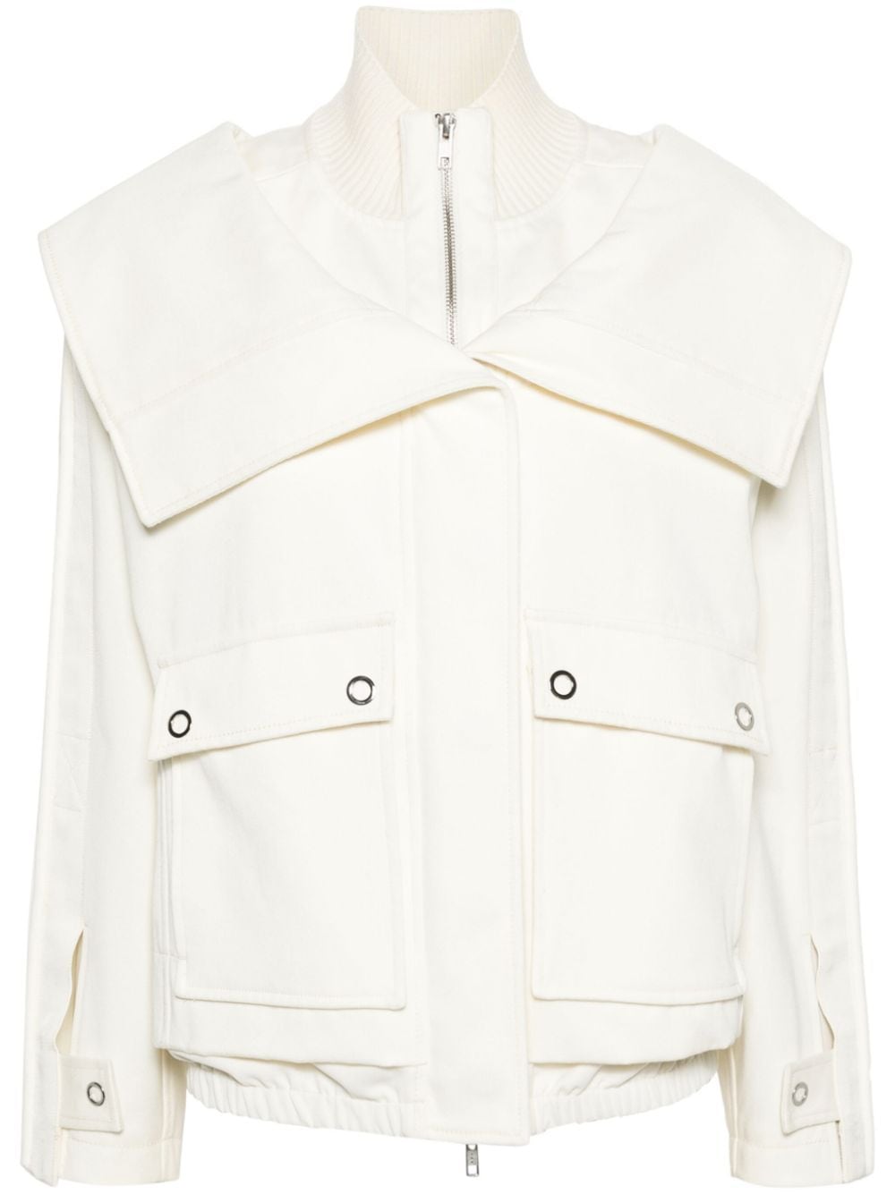 3.1 Phillip Lim twill zipped jacket - ECRU von 3.1 Phillip Lim