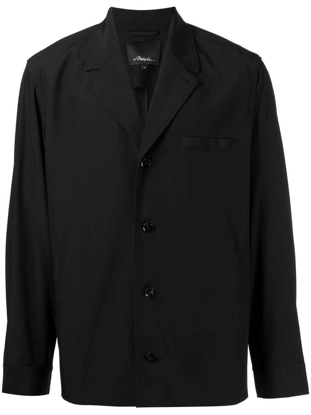 3.1 Phillip Lim unstructured shirt jacket - Black von 3.1 Phillip Lim