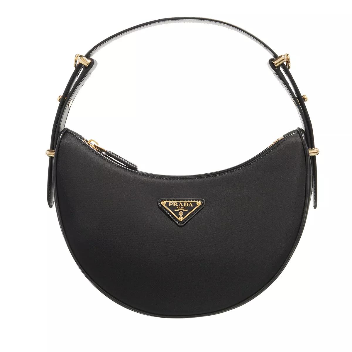 Prada Umhängetasche - Re-Nylon And Leather Shoulder Bag - Gr. unisize - in Schwarz - für Damen von Prada