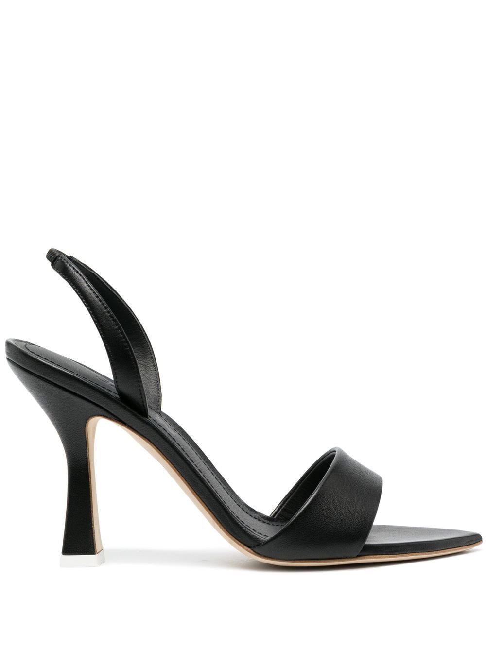 3juin 105mm leather sandals - Black von 3juin