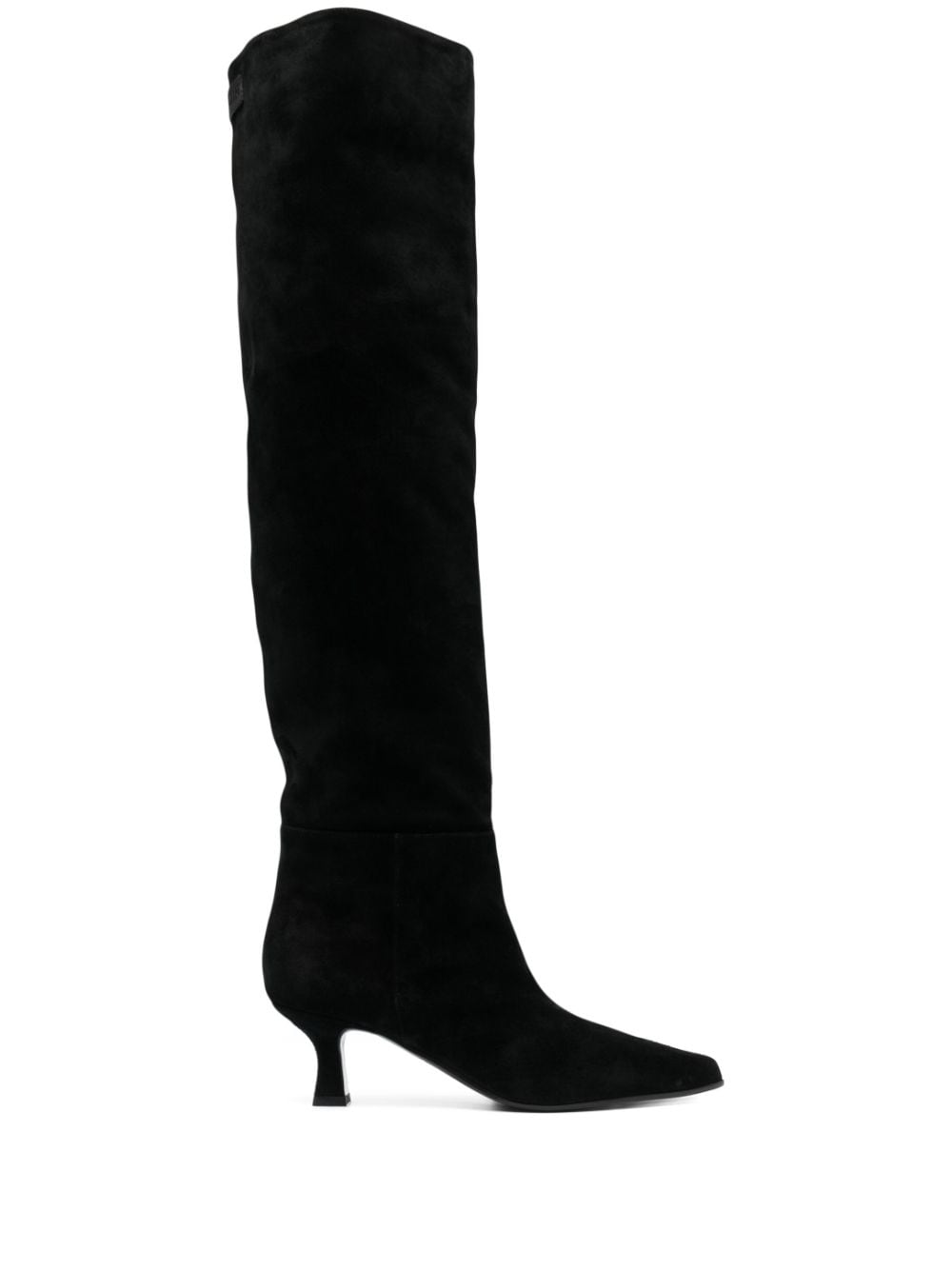 3juin 50mm knee-length leather boots - Black von 3juin