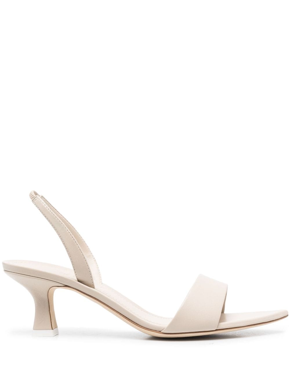 3juin 70mm leather slingback sandals - Neutrals von 3juin