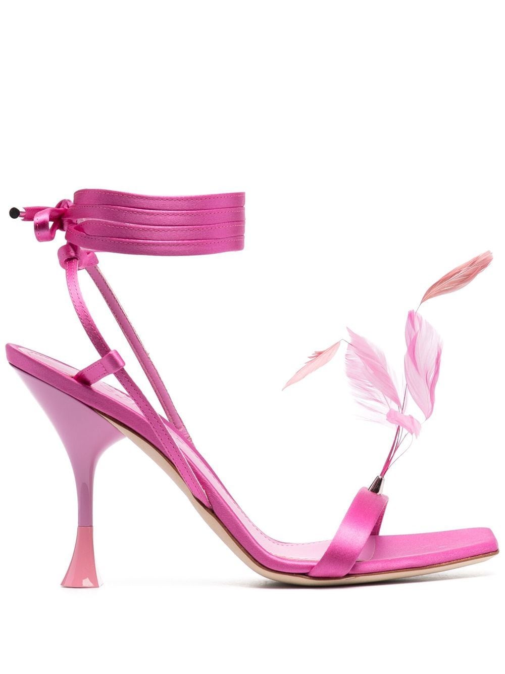 3juin Kimi satin sandals - Pink von 3juin