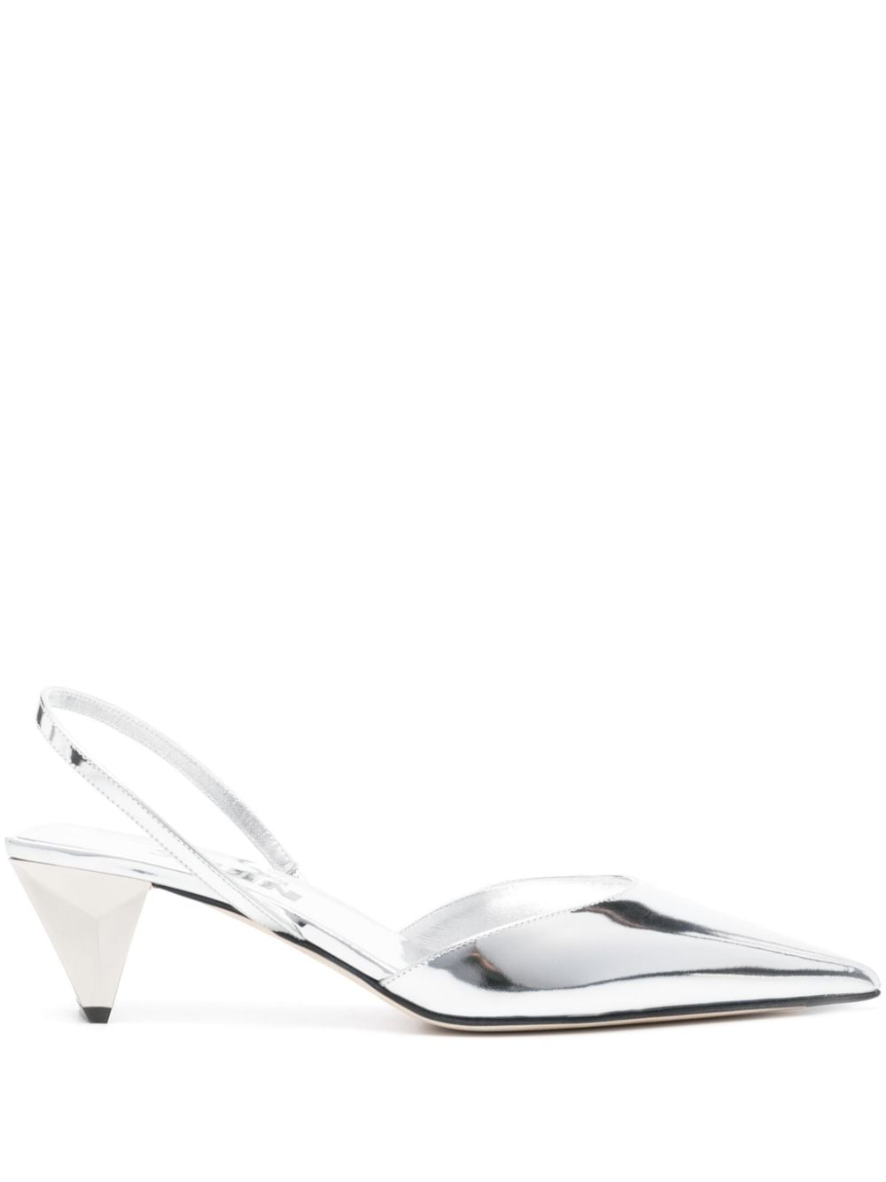 3juin Mariel Vegas 50mm pumps - Silver