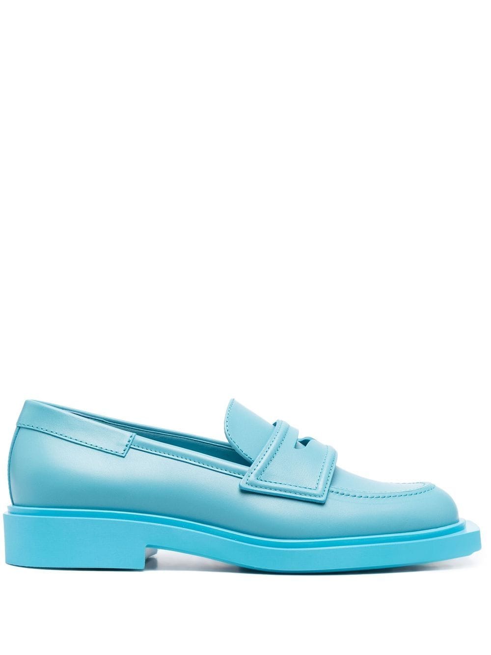 3juin leather Penny loafers - Blue von 3juin