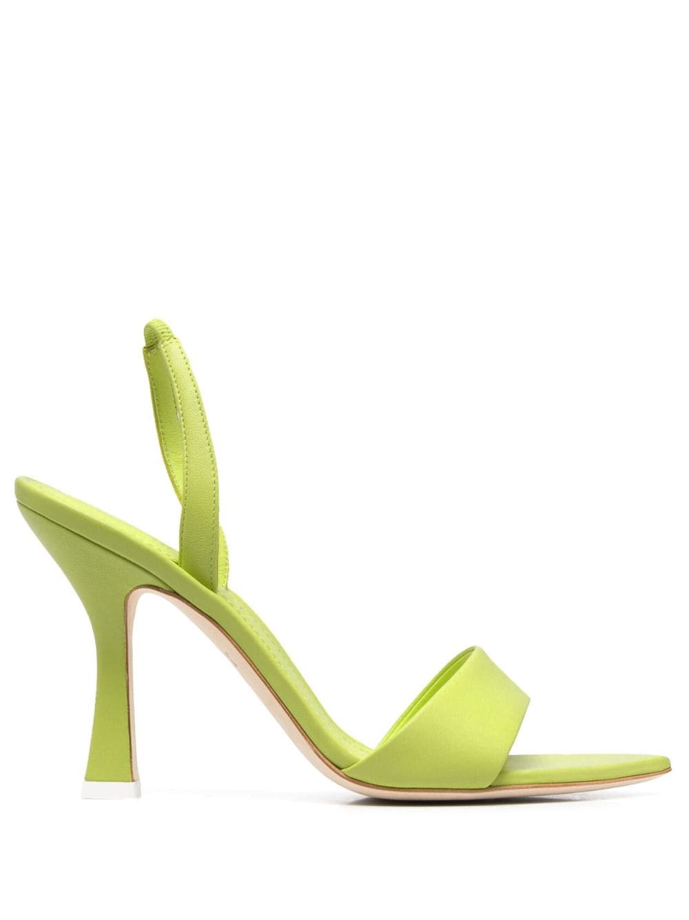 3juin pointed-toe 105mm sandals - Green von 3juin