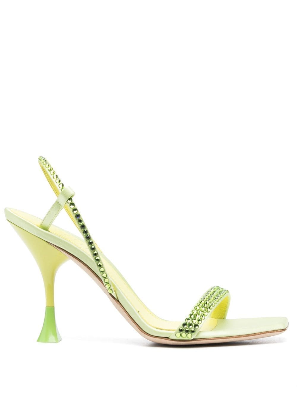 3juin slingback 110mm sandals - Green von 3juin