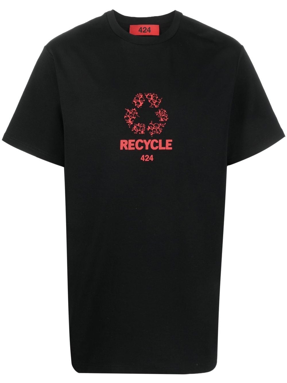 424 graphic-logo-print T-shirt - Black von 424