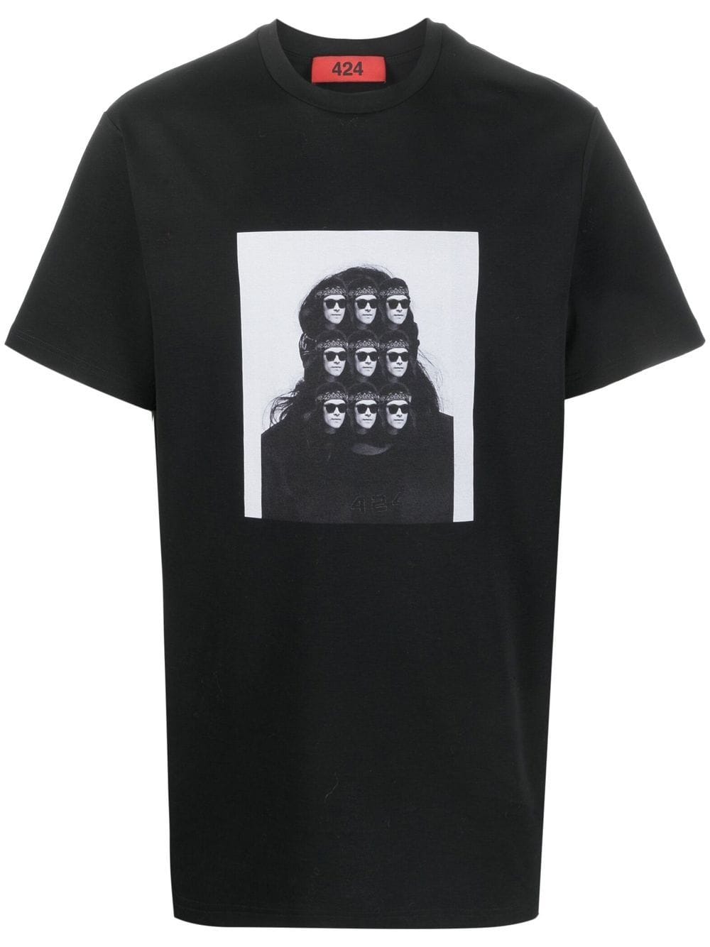 424 graphic print T-shirt - Black von 424