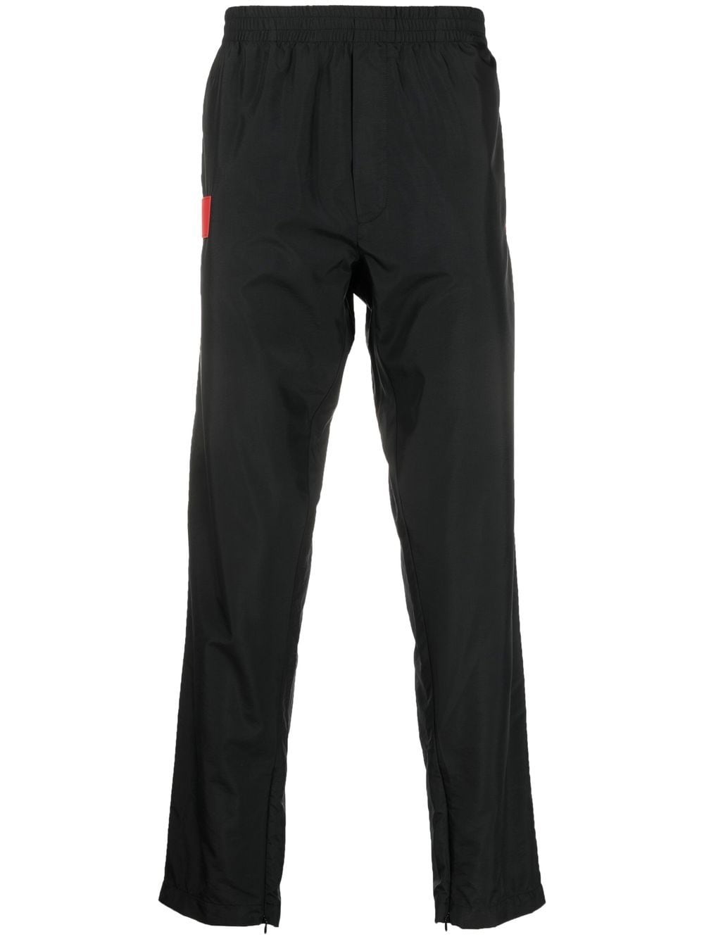 424 logo-patch lightweight track pants - Black von 424