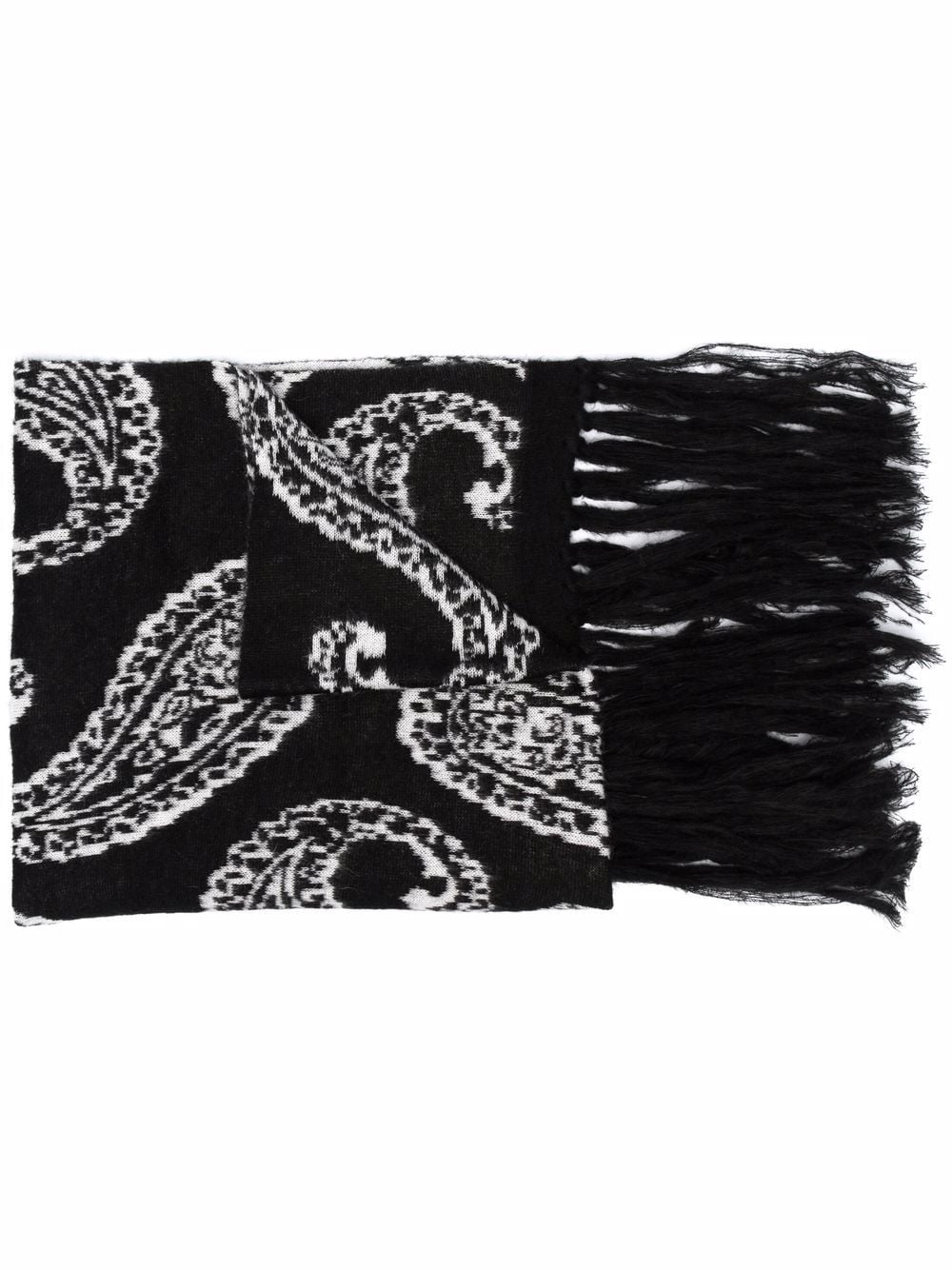 424 paisley pattern scarf - Black von 424