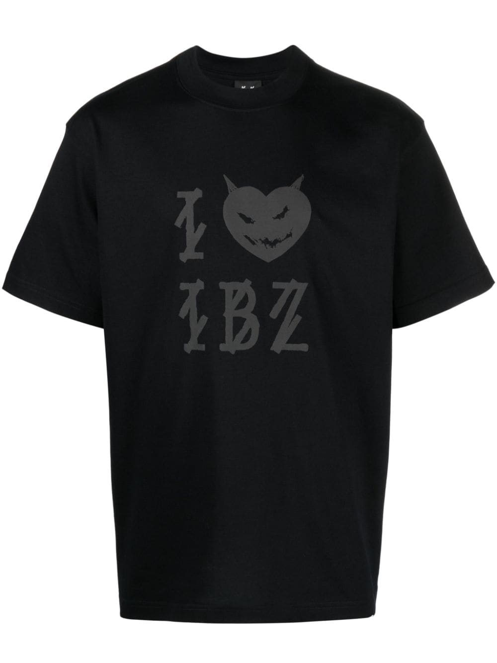 44 LABEL GROUP I Love Ibiza logo-print T-shirt - Black von 44 LABEL GROUP