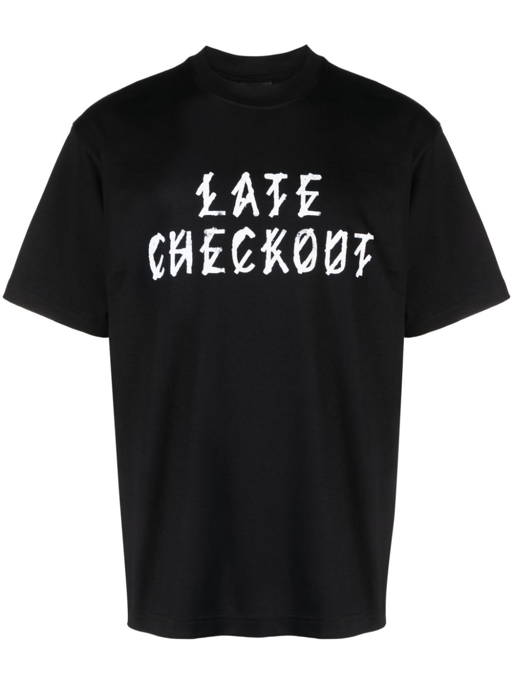 44 LABEL GROUP Late Checkout graphic-print T-shirt - Black von 44 LABEL GROUP