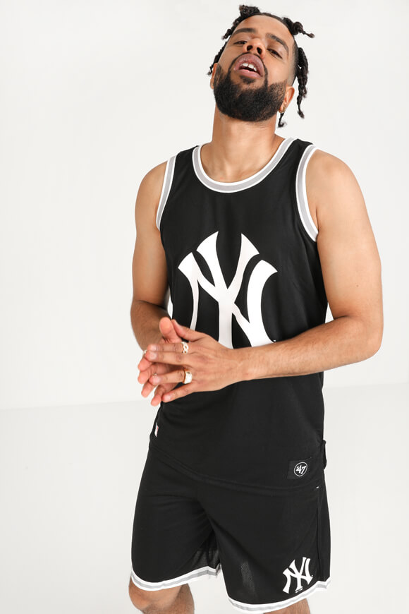 47 Brand Mesh Tanktop | Schwarz + Weiss | Herren  | L von 47 Brand