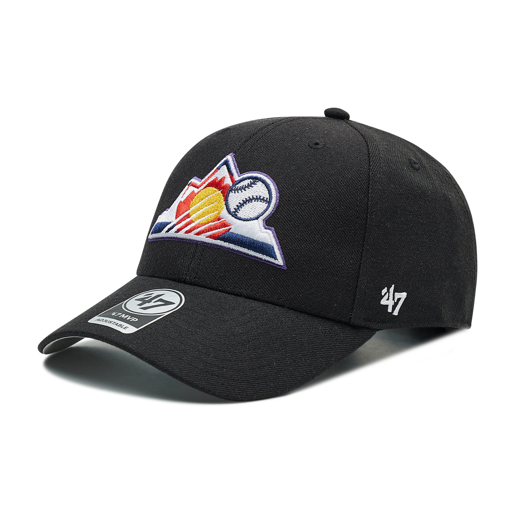 Cap 47 Brand MLB Colorado Rockies B-MVP27WBV-BKI Schwarz von 47 Brand