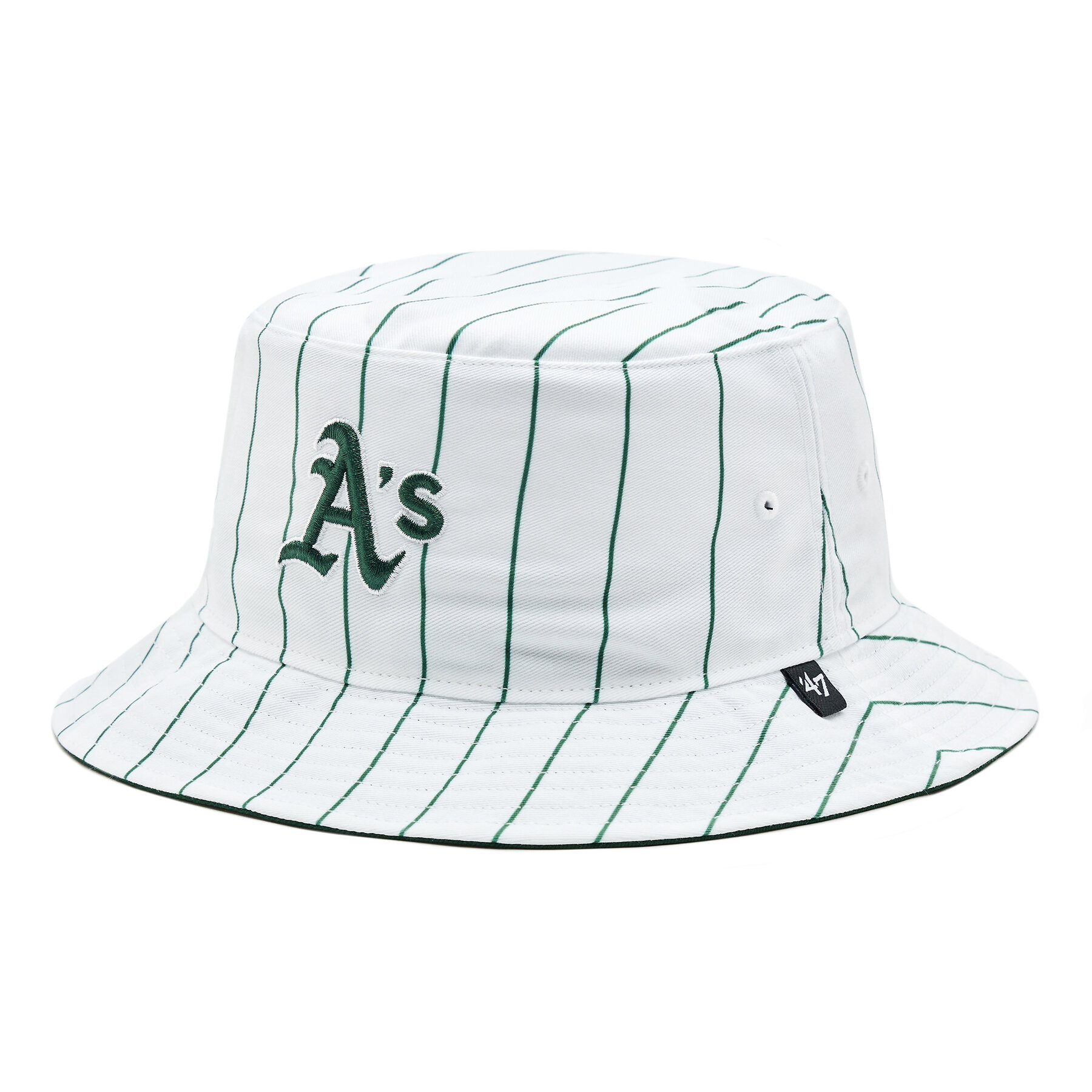 Cap 47 Brand MLB Oakland Athletics Pinstriped '47 BUCKET B-PINSD18PTF-DG Dark Green von 47 Brand